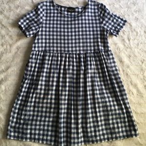 Audrey Plaid Baby Doll Dress